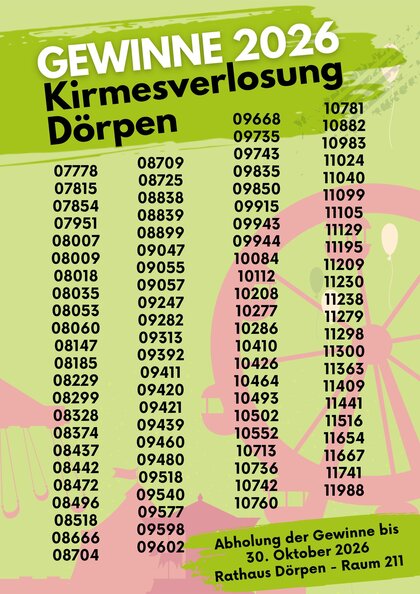 Gewinnplakat 2026