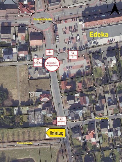 Absperrung Wittefehnstraße